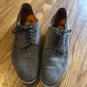 Men’s Italian Leather Suede Brogues